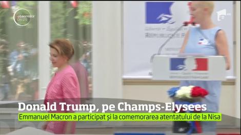 Donald Trump, pe Champs-Élysées de Ziua Națională a Franței