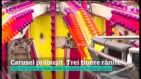 Trei adolescente au căzut dintr-un carusel la Festivalul Berii din Mediaş