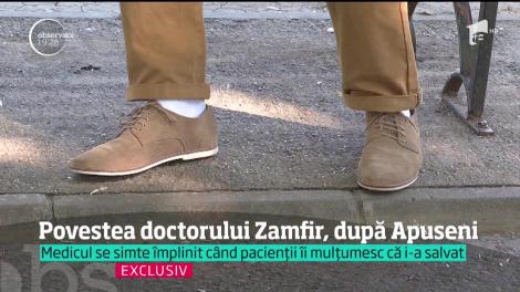 În timpul liber, doctorul Radu Zamfir, supraviețuitor în tragedia din Apuseni, face scufundări și merge cu metroul