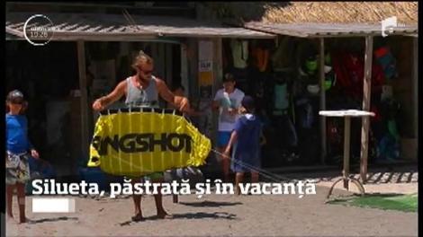 Silueta, păstrată și în vacanță! Chiar dacă sunt în concediu, turiștii caută să se distreze prin mișcare
