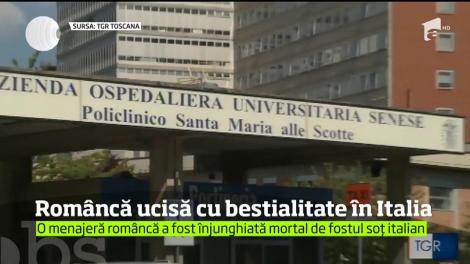 Româncă ucisă cu bestialitate în Italia
