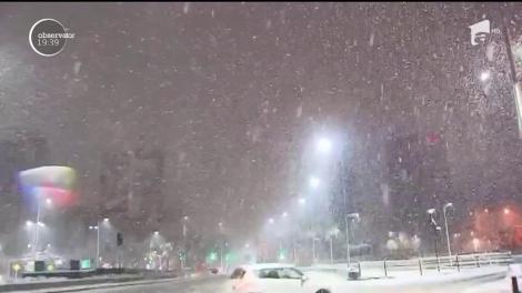 La Santiago de Chile a nins pentru prima dată după 46 de ani