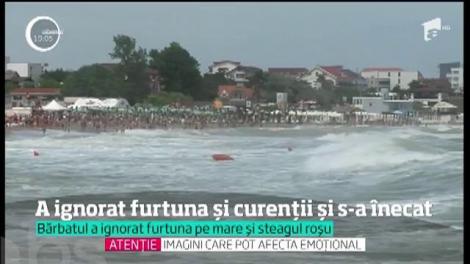 Încă un turist s-a înecat. A aşteptat să plece salvamarii şi s-a aventurat în valuri. Este a 12-a victimă a mării