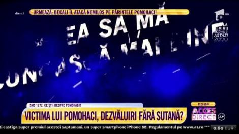 Victima lui Pomohaci. Acesta susţine că preotul şi-ar fi dorit de la el mai mult decât o simplă relație de prietenie