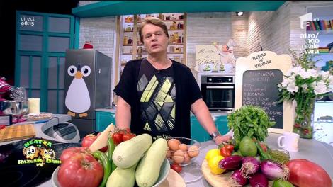 Legumele, cele mai bune prietene ale siluetei! ”Bucuria Verii”,  o reţetă delicioasă, cu roșii și dovlecei, foarte ușor de făcut!