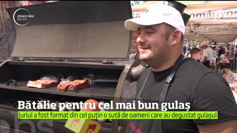 Bătălia Bucătarilor s-a dat în Harghita. Specialişti în ale ceaunului din trei ţări s-au întrecut în reţete de gulaş