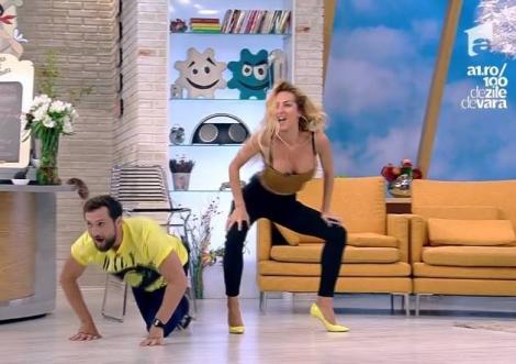 Uuuu, din nou dans în doi! Dani și Flavia Mihăşan, super mișcări pe "dragostea e loca-moca"