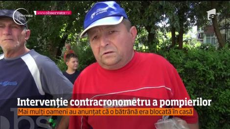 Pompierii din Bistriţa au desfăşurat o acţiune de proporţii, ca să afle care este soarta unei bătrâne de 75 de ani, care nu mai fusese văzută de câteva zile