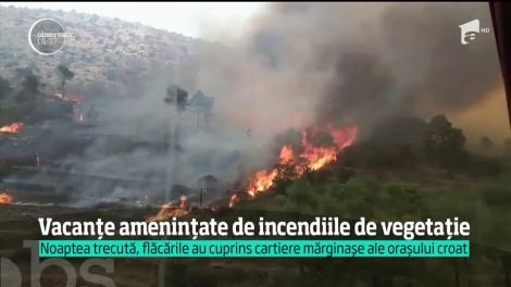 Vacanțele din Croaţia, Muntenegru, Italia sau Franţa, amenințate de incendiile de vegetație