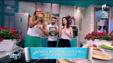 Nu știi ce să gătești la prânz? Avem noi o idee! Încearcă rețeta de "Cotlet de porc cu pesto", un preparat de te lingi pe degete