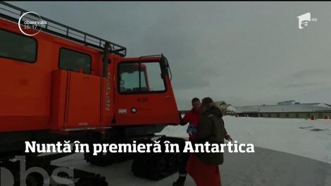 Nuntă în premieră în Antarctica