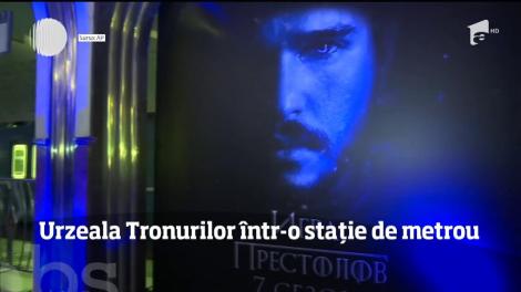 Urzeala Tronurilor într-o stație de metrou