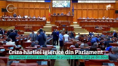 Aleşii neamului au o problemă delicată! Parlamentarilor nu le mai ajunge hârtia igienică