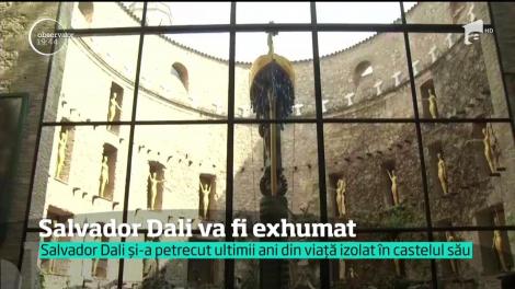 Salvador Dali, exhumat pentru prelevarea de probe necesare unui test de paternitate