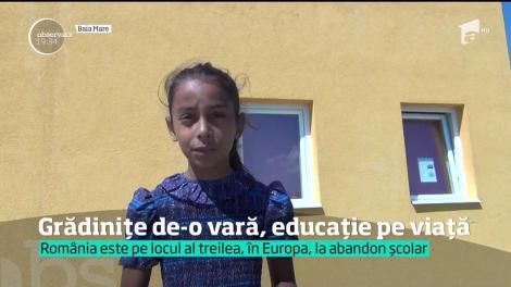 Unul din doi copii din România nu merge la grădiniţă. Singura lor şansă la educaţie sunt grădiniţele de vară