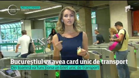 Bucureștiul va avea card unic pentru transportul în comun