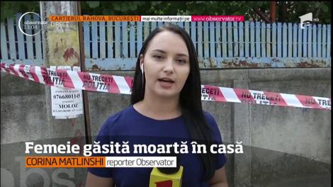 Poliţiştii din capitală au deschis un dosar pentru moarte suspectă după ce o femeie de 77 de a fost găsită fără viaţă în locuinţa ei