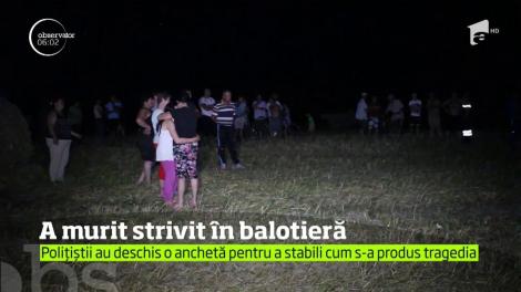 Tragedie într-un sat din Buzău! Un tânăr de 27 de ani a murit după ce a fost prins într-un utilaj agricol cu care făcea baloţi de paie
