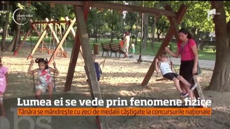 Știinţele exacte sunt esenţa vieţii. Deşi abia a terminat clasa a 6-a, fata vede lumea în ecuaţii!