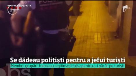 Şase români, arestaţi în Barcelona pentru că se dădeau drept poliţişti pentru a putea tâlhări turişti