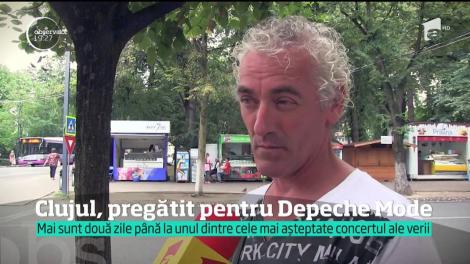 Clujul, pregătit pentru concertul Depeche Mode