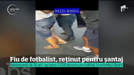 Fiul unui celebru fotbalist a fost încătuşat în stradă, pentru şantaj! Este acuzat că a cerut mii de euro unui tânăr