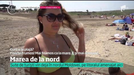 O nouă plajă din nordul României face concurenţă litoralului. Deşi nu e la mare, atrage mii de oameni în lunile de vară