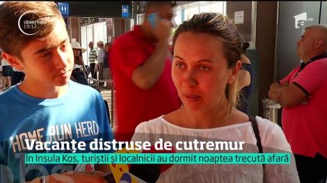 Vacanțe distruse de cutremur. Pentru sute de turişti români, în câteva minute, vacanţa aşteptată un an s-a transformat în coşmar