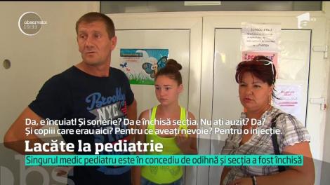 Lacăte la Pediatrie! Copiii bolnavi sunt trimiși la 50 de kilometri pentru un tratament