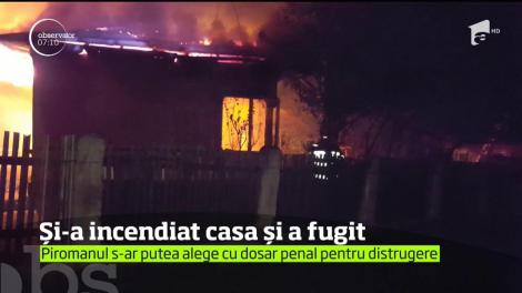 Gest extrem al unui bărbat din Teleorman! Mânat de gelozie, el şi-a incendiat casa proaspăt renovată
