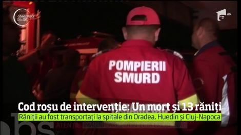 COD ROŞU DE INTERVENŢIE! 11 persoane, între care cinci copii, sunt internate în urma furtunii din Bihor