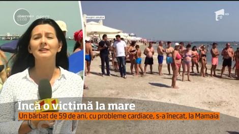 Încă o tragedie pe litoral. Un bărbat de 59 de ani s-a înecat, la Mamaia