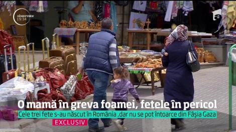 O mamă disperată face greva foameni în centrul Bucureştiului, pentru ca drama ei să ajungă la urechile autorităţilor