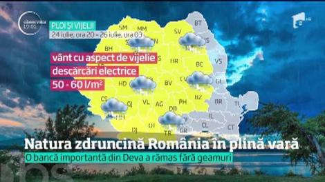 Imaginile dezastrului. Natura zdruncină toată România în plină vară