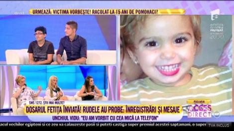 Rudele Ameliei, fetița de doi ani care ar fi fost înviată de niște savanți, au probe: "Eu am vorbit cu cea mică la telefon"