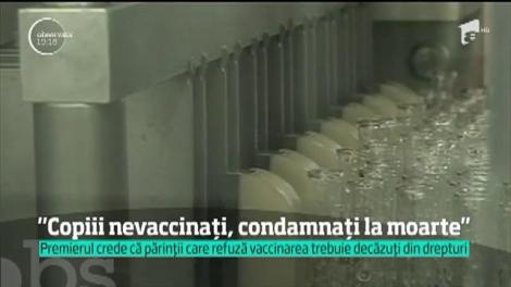 Premierul Mihai Tudose, critică la adresa părinților care refuză să-și vaccineze copiii