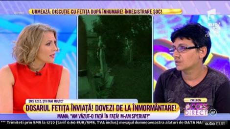 Ea este femeia căreia niște așa numiți savanți i-au înviat fetița: "Am văzut-o la față! M-am speriat!"