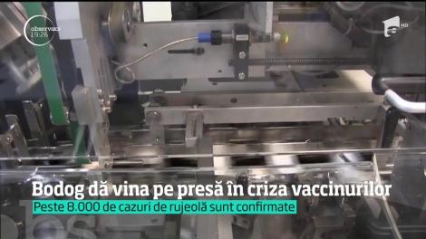 Bodog dă vina pe presă în criza vaccinurilor