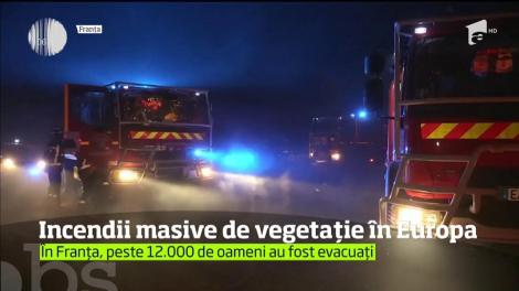 Mai mulţe ţări europene se confruntă cu incendii de vegetaţie violente