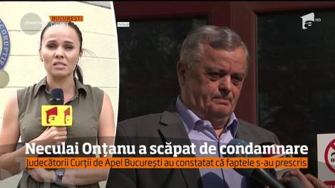 Neculai Onțanu, fostul primar al Sectorului 2, a scăpat de condamnare