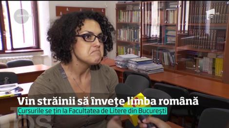 Străinii din țări ca Norvegia, Italia, Brazilia sau Rusia vin să învețe limba română