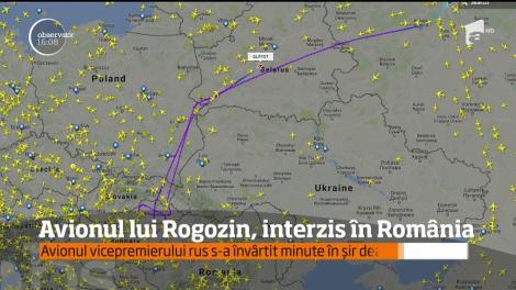 Avionul vicepremierul rus Dmitri Rogozin, interzis în România