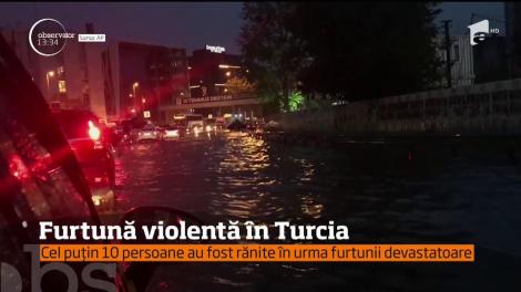 Imagini şocante după ce o furtună violentă a lovit Turcia