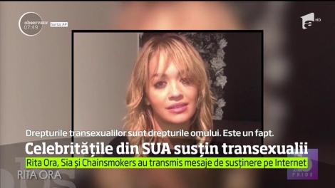 Celebrităţile din SUA susţin transexualii