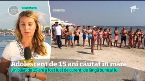Un băiat de 15 ani a fost înghiţit de mare