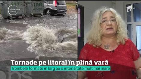 Imagini nemaivăzute până acum. Tornade surprinse în largul Mării Negre