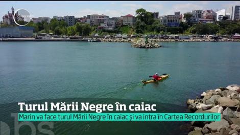 Un sportiv român va face turul Mării Negre în caiac