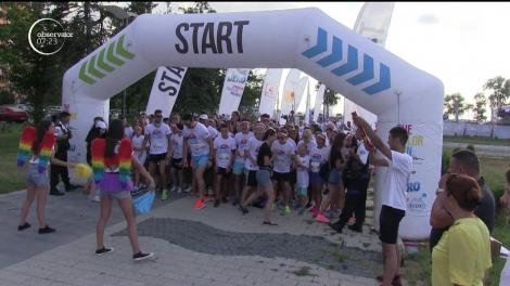 Cea de-a patra ediţie a festivalului " Color Run" a avut loc în staţiunea Mamaia