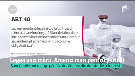 Părinţii care sunt împotriva vaccinării ar putea fi amendaţi. Nu dacă nu îşi imunizează copii, ci dacă nu participă la şedinţele de informare