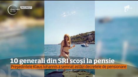10 generali din SRI scoşi la pensie